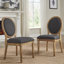 Chaise d'appoint rembourrée en lin Hildemar-1335091148-1248836147