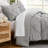 Pinch Pleated, Pintuck Duvet Cover Set with matching shams-227736016-227736030