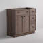 Base de meuble-lavabo simple 36 po sur pied Farmhouse, sans comptoir d'évier-120720927