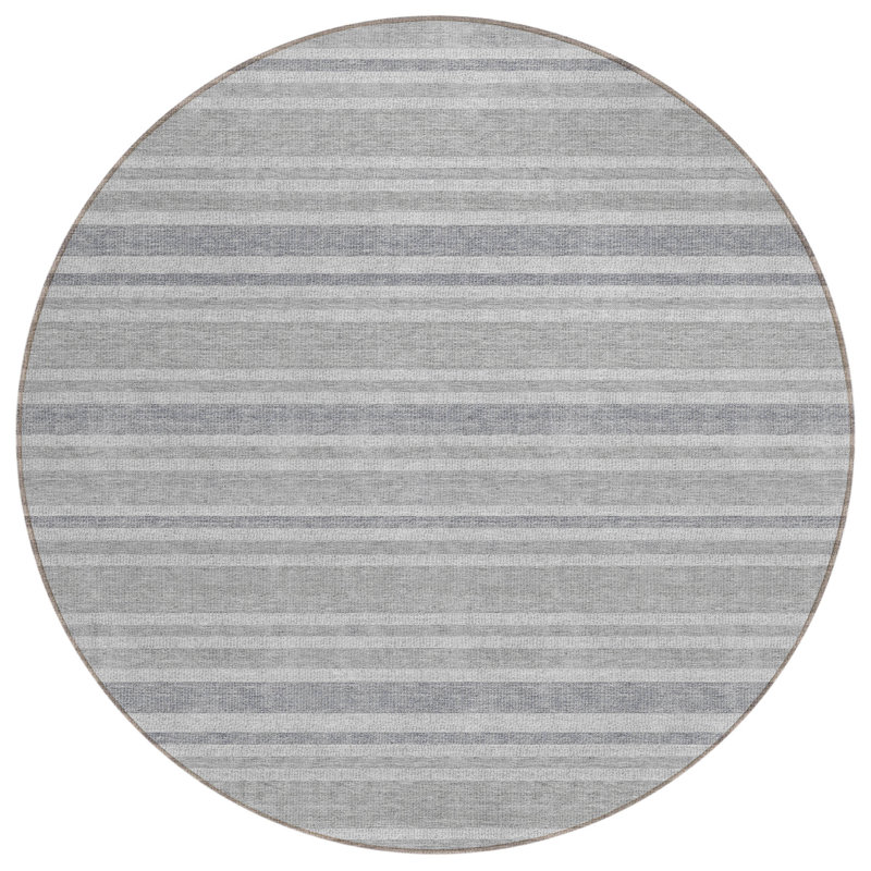 Tapis d'intérieur rond 8 po