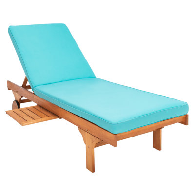 Jivera 28" Eucalyptus Patio Chaise Lounge