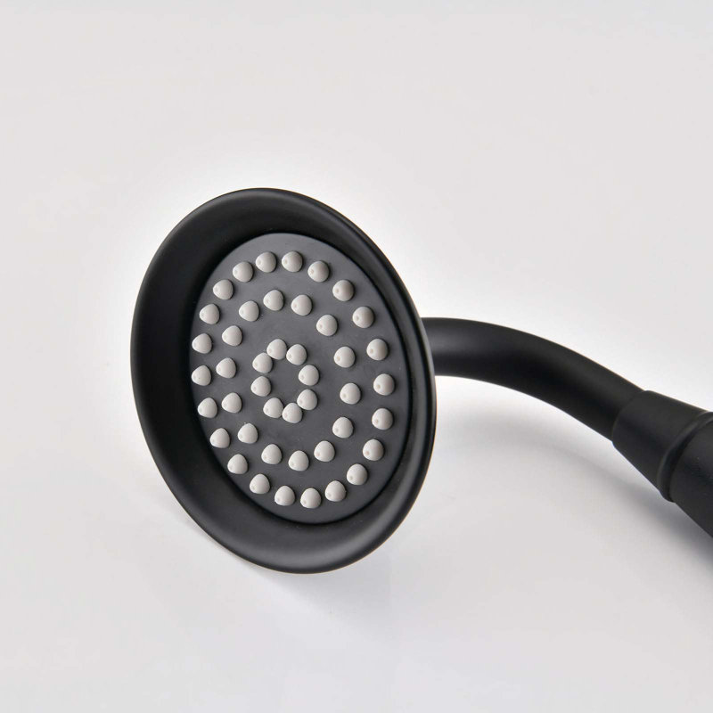 Complete Shower System with Rough in-Valve, Matte Black