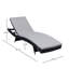 Chaise longue inclinable avec coussin Willora-1298204447