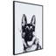 Berger allemand - cadre photo, impression sur verre