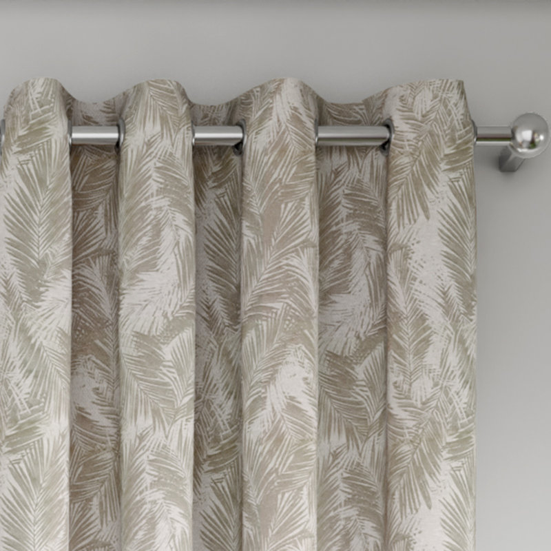 Leaf 52 x 84 Inch, Door Curtain - Pack of 2 Panels, Beige