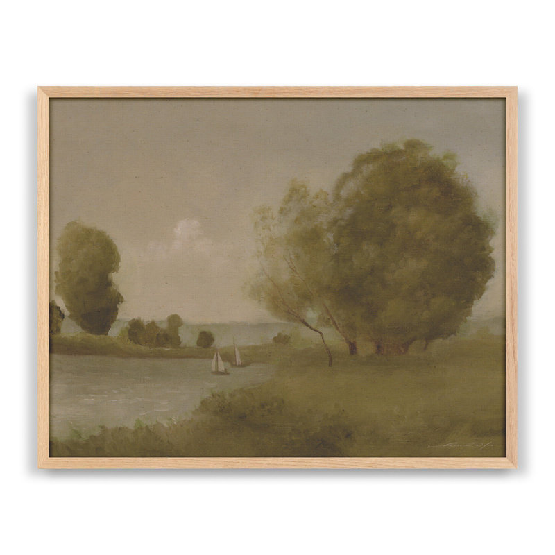 Sail #4 by Hannah Winters, Brown, 47.5" H x 60" W x 2.5" D