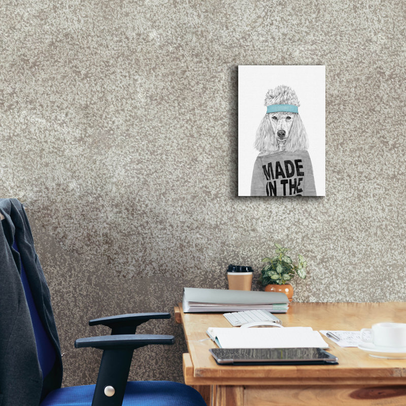 Art mural sur toile Trinx «80's Bitch» par Balazs Solti, H 18 po x l 12 po x P 0,75 po