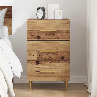 40cm W Manufactured Wood Bedside Table