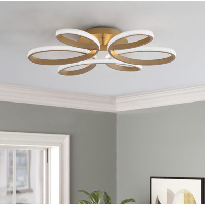 Aliana 1-Light 6000K 22.8" LED Flush Mount