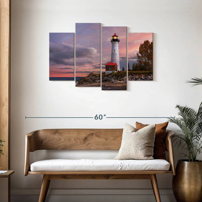 Phare d'Aletra Crisp Point, H 27 po x l 43 po