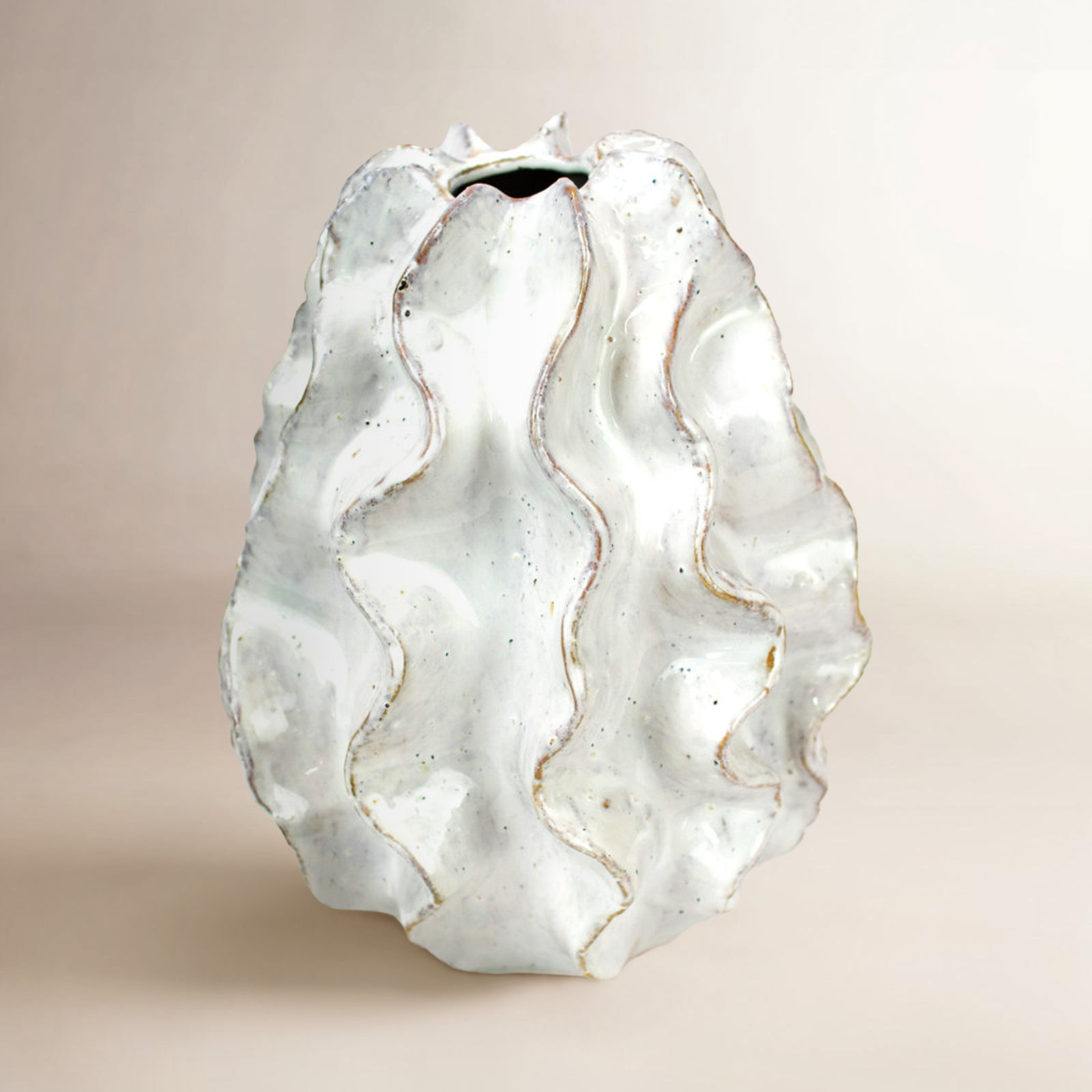 Aubren Ceramic Table Vase, 10.5" H x 8.5" W x 8.75" D
