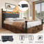 Metal Ottoman Storage Bed-1895350690