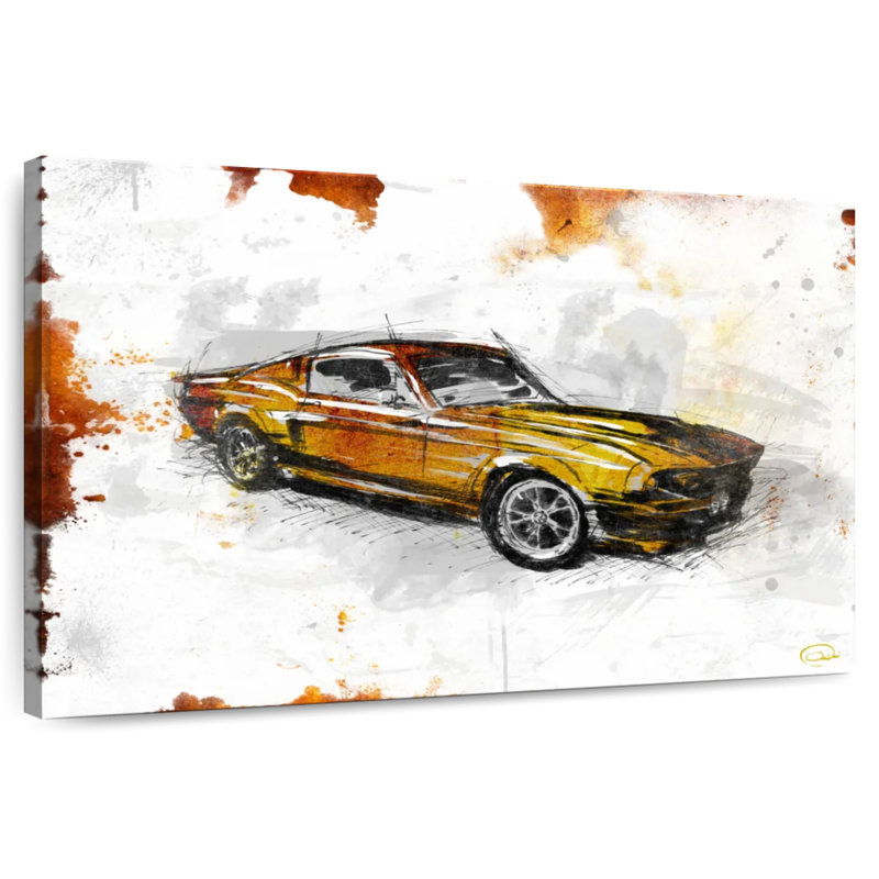 Mehar Car Rust, 26" H x 39" W