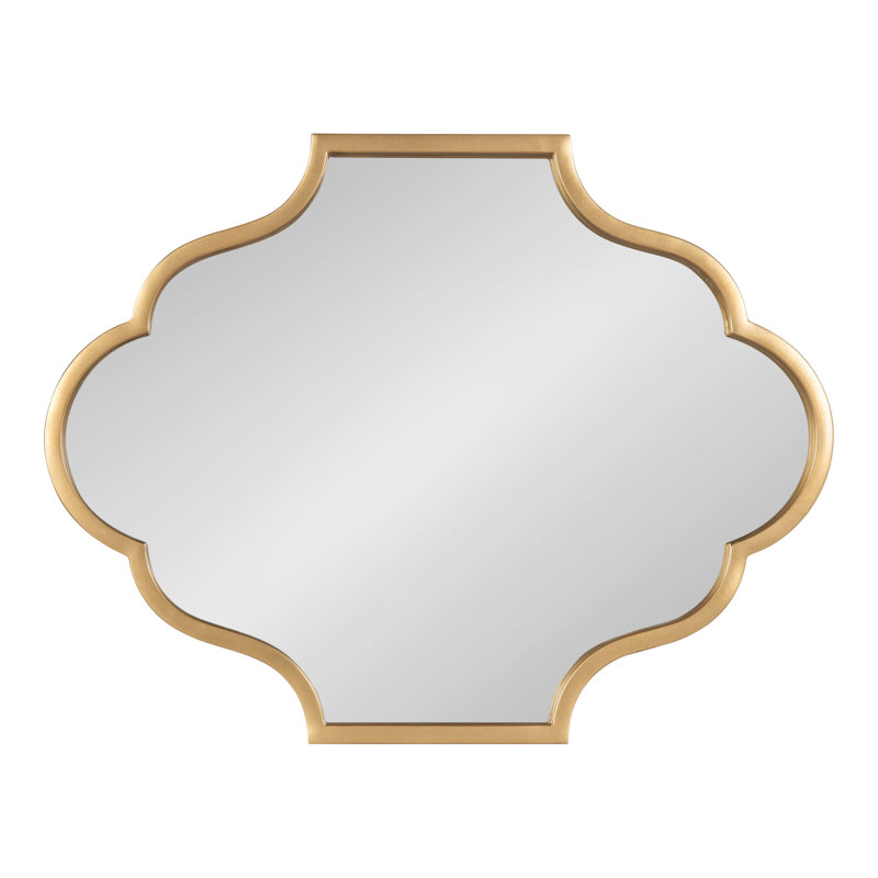 Miroir d'appoint Passabe Glam, Doré, 18 po x 24 po