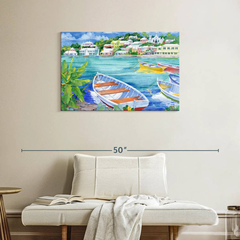 Mehar St. George Harbor, 24" H x 36" W