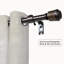 5/8" Single Curtain Rod With Vieve Finials-301267988-301267986