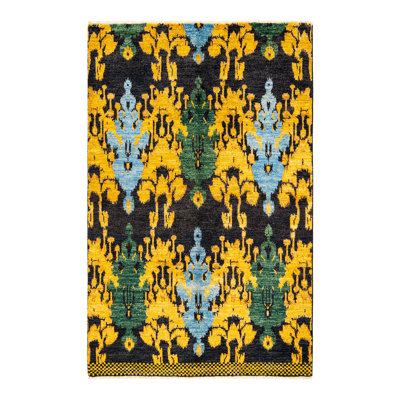 Contemporary One-of-a-Kind 5' 1" X 7' 10" Hand Knotted Area Rug