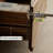 Retro style black walnut TV stand