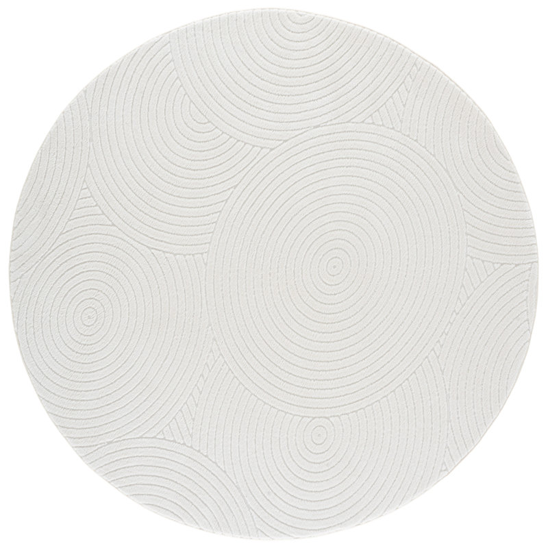 Versailles 667 Performance Machine Washable Geometric Rug, 6' X 6' Round