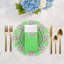 Pearl Bow Cotton Blend Square Napkins-281343194