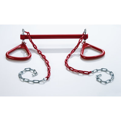 Ultimate Trapeze Bar with Triangle Rings and Chains