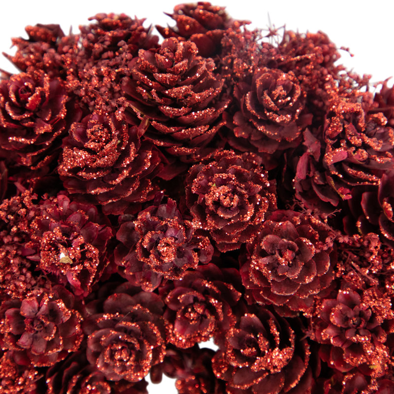 Couronne en faux bois de rose 14 po