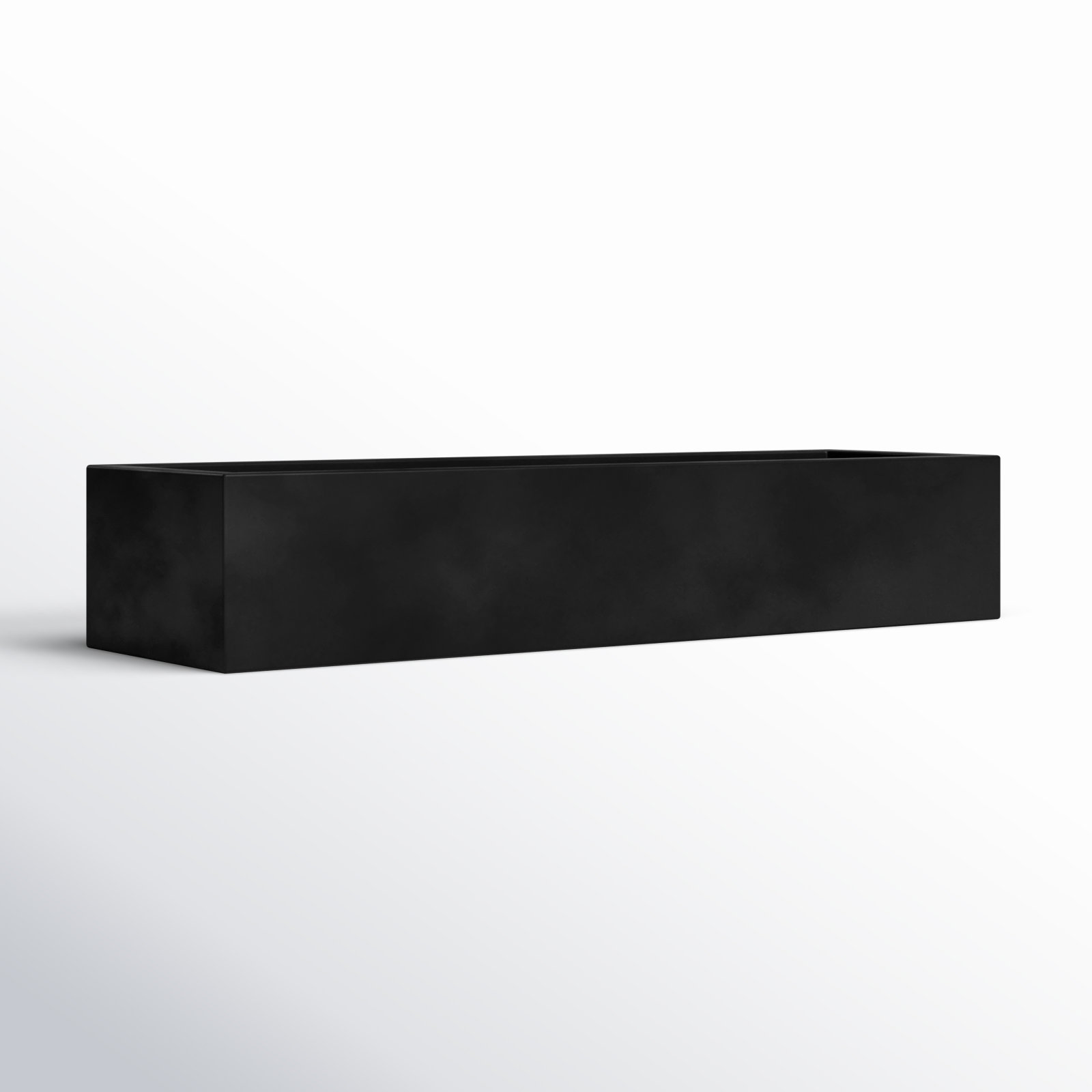 Connoisseur Handmade Planter Box, Black, 30" H x 60" W x 23" D