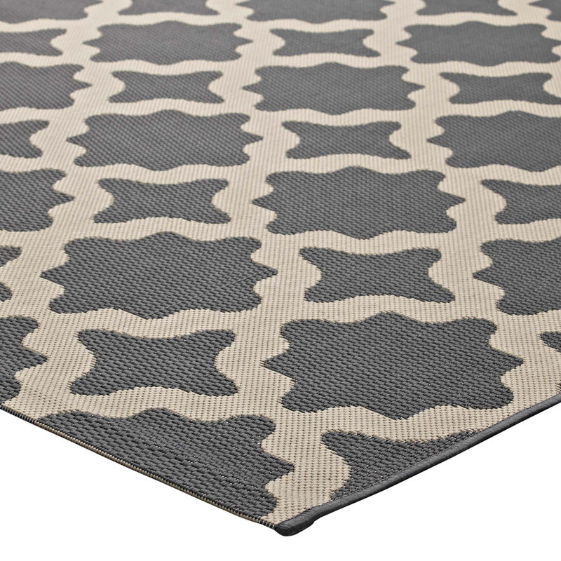 Modway Cerelia Moroccan Trellis Indoor and Outdoor Area Rug, Rectangle 8' x 10'