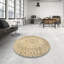 Tapis beige/noir traditionnel Attah-30804015