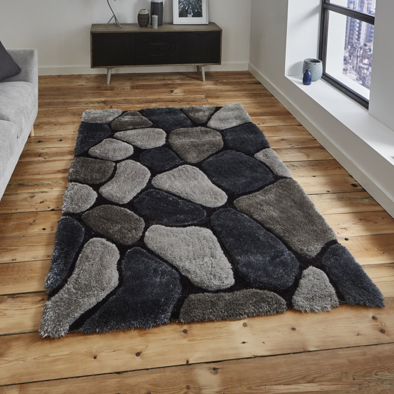Noble House area rug Hand Tufted Rectangle Grey, Rectangle 120 x 170cm