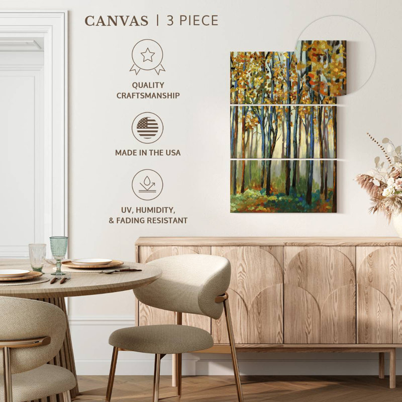 Feuilles d'or Harnek Autumn, H 65 po x l 42 po