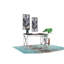 Bureau MDF / Chrome
