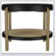 Table de bout ronde noire Benson