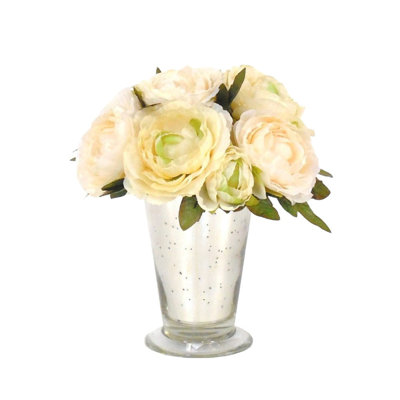 Arrangement floral renoncule dans un vase