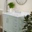 Ensemble de meuble-lavabo simple 36 po avec lavabo, armoire, tablette de rangement ouverte et tiroirs de rangement Caniya-1045739435-1030693171-1045739432