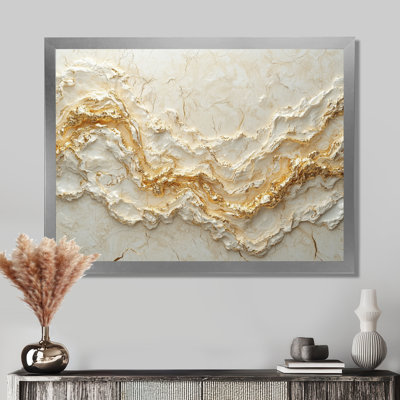 Oasis de marbre doux et neutre I - art abstrait en marbre