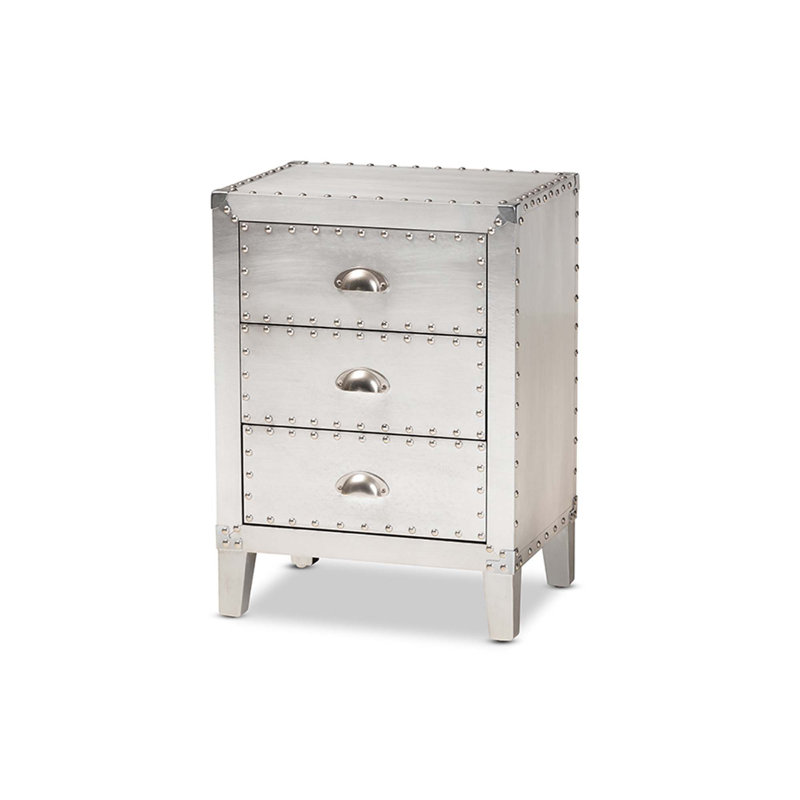 Table de chevet 3 tiroirs Caden
