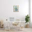 "Blue Oblong Shapes Pattern" par Lisa Nohren sur toile-747695253-747695250