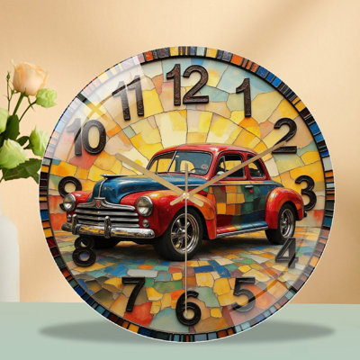 Horloge murale rétro 12 po