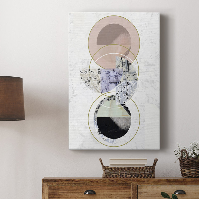 Inner Circles I - Gallery Cavas sur mesure, H 18 po x l 12 po