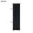 Tall Bathroom Storage Cabinet With Glass Doors, Free-Standing, Two Drawers, And Adjustable Shelves, MDF Board, Painted Black - Perfect For Displaying Your Favorite Items-2095156927