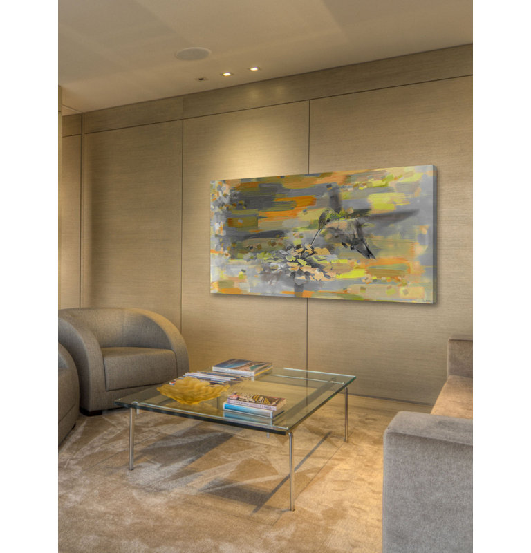 1 Piece Wrapped Canvas Painting, 45cm H x 91cm W