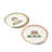 Holly Village Ceramic Dessert Plates
