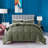 All Season Down Alternative Quilted Comforter Set-Soft Microfiber Seersucker Bedding Set Textured-74498049-74498050