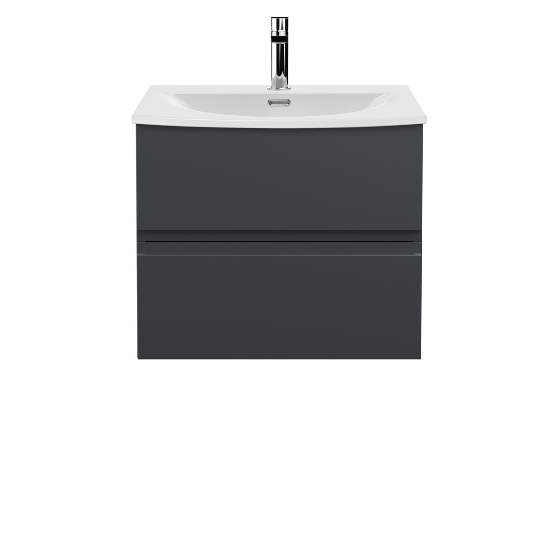 Urban 610mm Single Bathroom Vanity with Integrated Vitreous China Basin