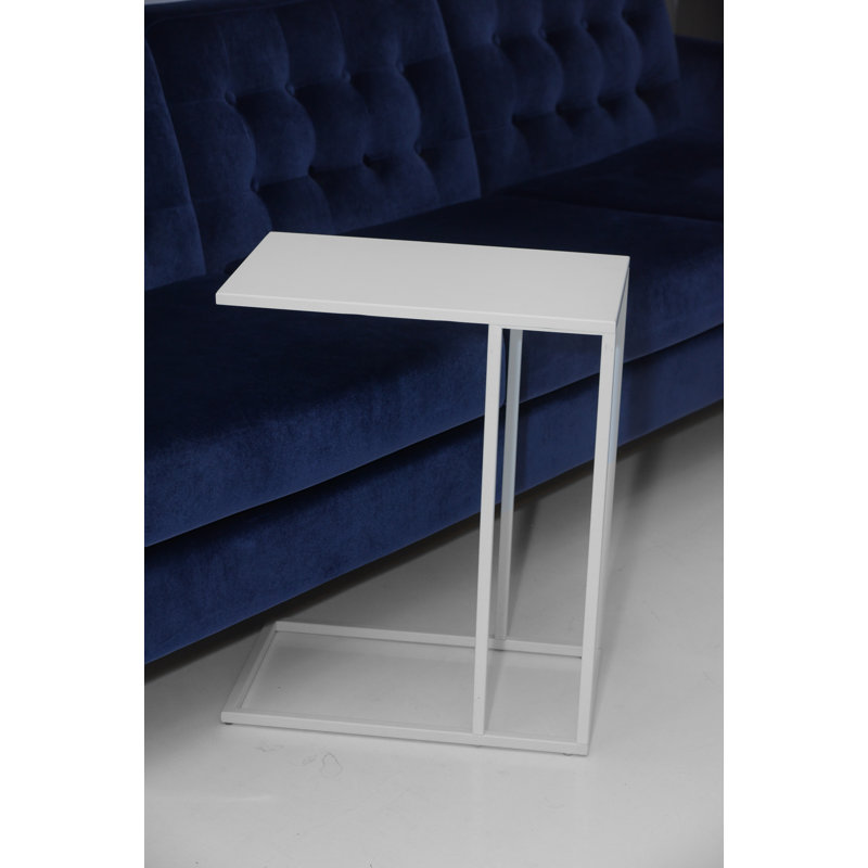 Tanu End Table, Antique Zinc, 23.6" H x 16.5" W x 10" D
