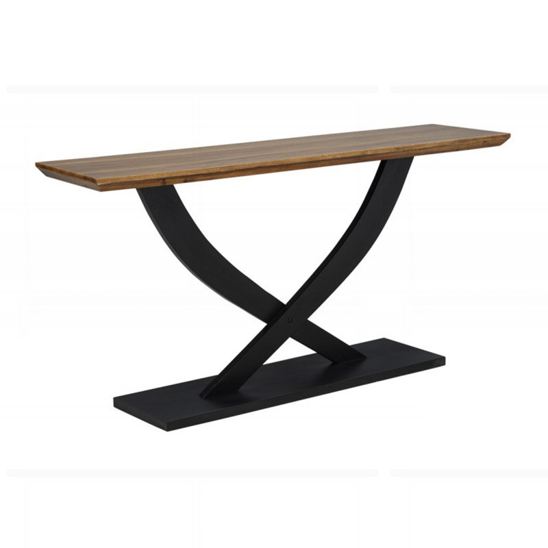 Console de 63 po de long avec tiroirs et tablette pour le vestibule