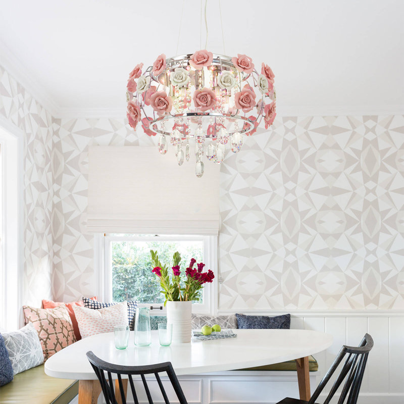 Depree 5 - Light Dimmable Drum Chandelier