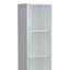 Armoire de rangement haute à 1 porte avec tablettes Balfour - l 14,17 po - blanc