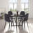 Aleida Round Metal Base Dining Table-374647120